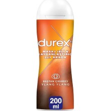 Die Grup Durex Ylang Ylang 2'si 1 Arada Kayganlaştırıcı & Masaj Jeli 200 ml