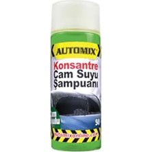 Die Grup BADEM10 Automix Araba Araç Otomobil Oto Silecek Temizleme Konsantre Cam Suyu Şampuanı Çam Kokulu 50 ml