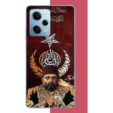 Aksesuarist Redmi Note 12 Pro 5g Uyumlu Abdulhamit Baskılı Silikon Kılıf
