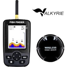 Die Grup Wireless Balık Bulucu Akıllı Sonar Teknolojisi LCD Ekranlı Kablosuz Balık Tespit Cihazı