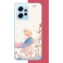 Aksesuarist Redmi Note 12 4g Uyumlu Küçük Prens6 Baskılı Silikon Kılıf