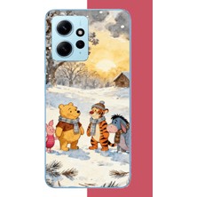 Aksesuarist Redmi Note 12 4g Uyumlu Winnie The Pooh2 Baskılı Silikon Kılıf