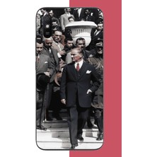 Aksesuarist Redmi 9A Uyumlu Atatürk 3 Baskılı Silikon Kılıf