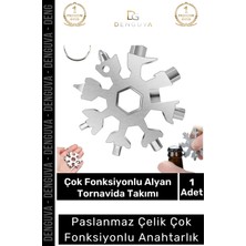 Anahtarlık Paslanmaz Çelik Alyan Tornavida Takımı Çok Fonksiyonlu Konserve Açacağı
