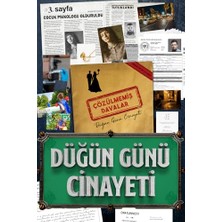 Die Grup Çözülmemiş Davalar Dedektiflik Suç Çözümleme Oyunu Düğün Günü Cinayeti Dosyası - Gizem Bulmaca Cinayet Çözme Kutu Oyunları - Katil Bulma Dedektif Oyunu - Suçlu Kim, Cinayeti Çözebilir Misin? (Dava-8)
