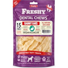 Die Grup Doğal Kurutulmuş Tavşan Kulağı Köpek Ödülü – Tahılsız Dental Çiğneme