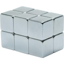 Die Grup Dünya Magnet Çok Güçlü Neodyum Mıknatıs Küp 10X10X10 mm (10 Adet)