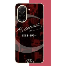 Aksesuarist Redmi A5 Uyumlu Atatürk Imza Baskılı Silikon Kılıf