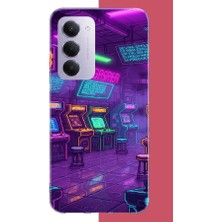 Aksesuarist Redmi 15 4g Uyumlu Cyberpunk Neon Arcade Baskılı Silikon Kılıf