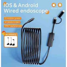 Android, Iphone 1080P Hd Çözünürlük 8mm Problu Muayene Kamerası