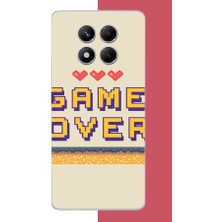 Aksesuarist Redmi Note 14 Pro 4g Uyumlu Game Over Baskılı Silikon Kılıf