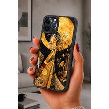 BG AKSESUAR iPhone 12 Pro Max Uyumlu Dolunay Desenli Kamera Korumalı Darbelere Dayanıklı Kılıf