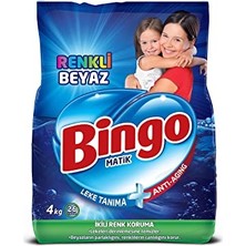 Die Grup Matik Beyaz & Renkli 26 Yıkama Toz Çamaşır Deterjanı 1 x 4 kg