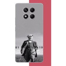 Aksesuarist Redmi Note 14 Pro 4g Uyumlu Atatürk 1881 1938 Baskılı Silikon Kılıf