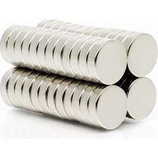 Die Grup 50 Adet 10X3 mm Yuvarlak Güçlü Neodyum Mıknatıs (Çap 10 mm Kalınlık 3 Mm)