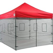Die Grup Canopies 10' Teikçi Yiyecek Ağı Duvarlar Yan Duvarlar Gölgelik Kiti (Yalnızca Duvarlar)