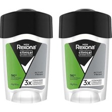 Die Grup Clinical Protection Erkek Stick Deodorant Active Fresh Ter Kokusuna Karşı Koruma 45 ml 2li Paket