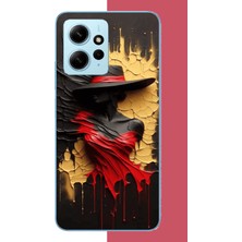 Aksesuarist Redmi Note 12 4g Uyumlu Gölgedeki Kadın Baskılı Silikon Kılıf