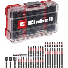 Die Grup Orijinal Einhell M-Case 38-Parça Darbeye Dayanıklı Uç Seti (25 Mm, 50 mm ve 90 mm Uçlar, Altıgen Lokmalar, 60 mm Uç Tutucu, Saklama Kutusu Dahil) - 49109250