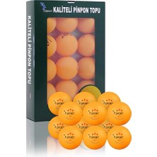 Die Grup Telvesse 12 Adet 3 Yıldız Kutulu 40+ Zlı Pin Topu Turuncu Masa Tenisi Topu Pingpong Topu