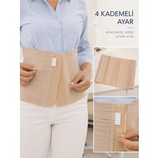 sbodurhome Kadın Abdominal Korse 26 cm Karın ve Bel Bölgesi 4 Kademeli Ayarlanabilir Korse