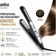 Braun Aktif Iyon Teknolojili Saç Düzleştirici, Elektriklenme ve Kabarma Karşıtı Bakım, Seramik Kayar Plakalar ve Hassas Isı Kontrolü