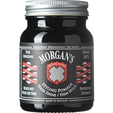 Die Grup Morgan's Pomade High Shine Firm Hold Styling Pomade -Sert Tutuş, Parlaklık Veren Saç Şekillendirici Pomad (Black Label) 100 gr