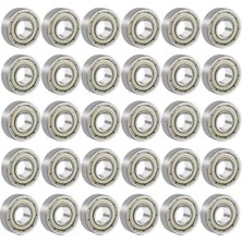 Die Grup Dünya Magnet 608ZZ Rulman - Metal Mühürlü, 30 Adet, Çok Amaçlı Bilye Rulman - 8X22X7 Ölçülerinde