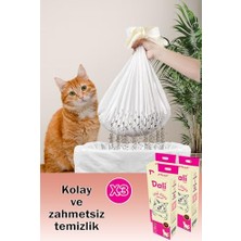 Die Grup Kedi Kumu Filtresi, Elekli Filtre, Kokusuz – Kedi Tuvaleti Temizleme Filtresi, Kedi Bakım, Kolay ve Zahmetsiz Temizlik, Kapalı ve Açık Tuvaletler Için Uyumludur 3’lü Paket