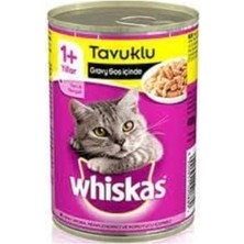 Die Grup Whiskas Sos Içinde Tavuklu Yetişkin Kedi Konservesi 400GR