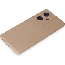 Hsc Bilişim Vivo V29 Lite Kılıf Nano Içi Kadife Silikon - Pudra