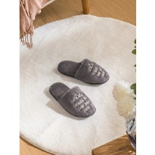 Lc Waikiki Yeni Sezon Slogan Nakışlı Kadın Pelüş Ev Terliği