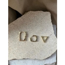 Ysx Jewelry Geometrik Üçlü Küpe Seti