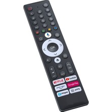 TCL 43UHDA9000 Televizyon Için Uyumlu Netflix Youtube Prime Video Google Tuşlu Tv LED LCD Uzaktan Kumanda