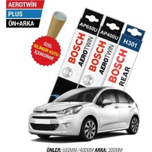 Citroen C3 Ön Arka Silecek (2010-2015) Bosch Aerotwin Plus