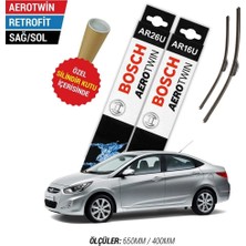 Hyundai Accent Blue Silecek (2011-2015) Bosch Aerotwin Retrofit