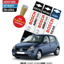 Renault Clio 2 Ön Arka Silecek (1998-2005) Bosch Aerotwin