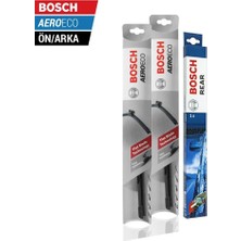 Rapid Spaceback Ön Arka Silecek (2013-2019) Bosch Aeroeco