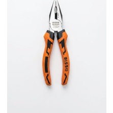 Die Grup Bısso 1. Kalite Profesyonel Kombinasyon Pensesi 7 Inç 180 mm - Yüksek Kalite Krom Vanadyum Çelik (Cr-V), Ergonomik Izoleli Sap, Ağır Hizmet Tipi Tel Kesici ve Genel Amaçlı El Aleti