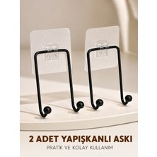 Neverelimsize Ikili Duvar Tipi Yapışkanlı Askılık Pratik Ev Düzenleme Askısı