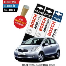 Toyota Yaris Ön Arka Silecek (2006-2010) Bosch Aerotwin