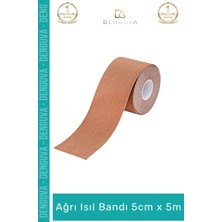 #ağrıbandı Kore Ginsengli Glukozamin Gümüş Iyonu Saponin Omuz Karın Kalça Ağrı Isıı Bandı 5cm x 5m