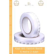 #yalıtımbandı Polimer Silikon Kapı Altı Rüzgar Toz Isı Yalıtımı Yalıtım Şeffaf Şerit Bant 5mt - 2 Adet