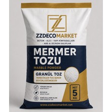 Yüksek Kalite Mermer Tozu Pudra Mikronize Toz 5 kg