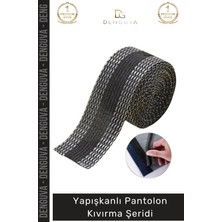 #pantolonkıvırma Polyester Esnek Dayanıklı Pratik Dikişsiz Paça Onarım Yapışkanlı Pantolon Kıvırma Şeridi - 1 Adet