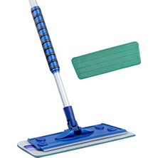 Die Grup Silva Mikrofiber Tekli Islak Mop Set - 90-156 cm Teleskopik Alüminyum Sap, 360 Derece Dönen Cırtlı Başlık, Ultrafiber Islak Zemin Bezi, Laminat Parke Fayans ve Mermer Için, 2 Yıl Garantili