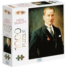 Die Grup Başkomutan Atatürk 1000 Parça 2,2mm Kalınlık 48X68CM Profesyonel Hobi Puzzle Yapboz Serisi VGN462