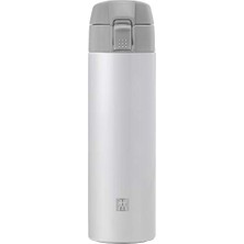 Die Grup Zwilling Thermo Matara, 7 Saat Sıcak 12 Saat Soğuk Tutar, Paslanmaz Çelik, Beyaz-Gri, 450 ml