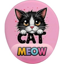 Die Grup Cat Meow Bilek Destekli Mouse Pad
