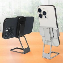 Marsilyan 360 Derece Dönen Tüm Telefon Tipleri Ile Uyumlu Metal Telefon Standı Braket (K95)